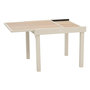 Voir la diapositive 4 : HESPERIDE Table de jardin extensible en aluminium effet bois 8 places PIAZZA