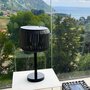 Lumisky Lampe de table solaire TRAILY W50 Gris Polyrotin H47cm