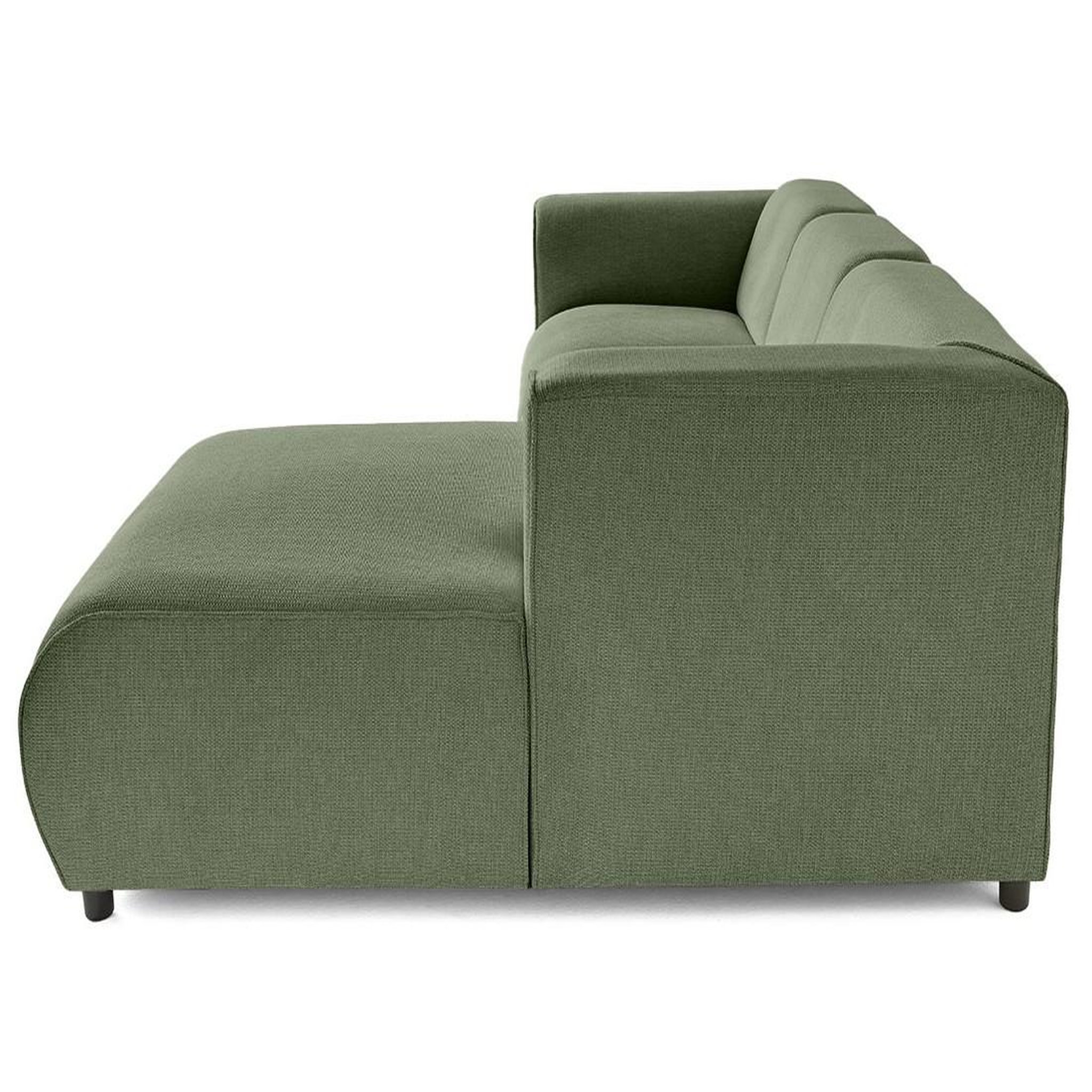 Voir la diapositive 5 : LISA DESIGN Suaro - canapé modulable d'angle droit 4 places en tissu texturé
