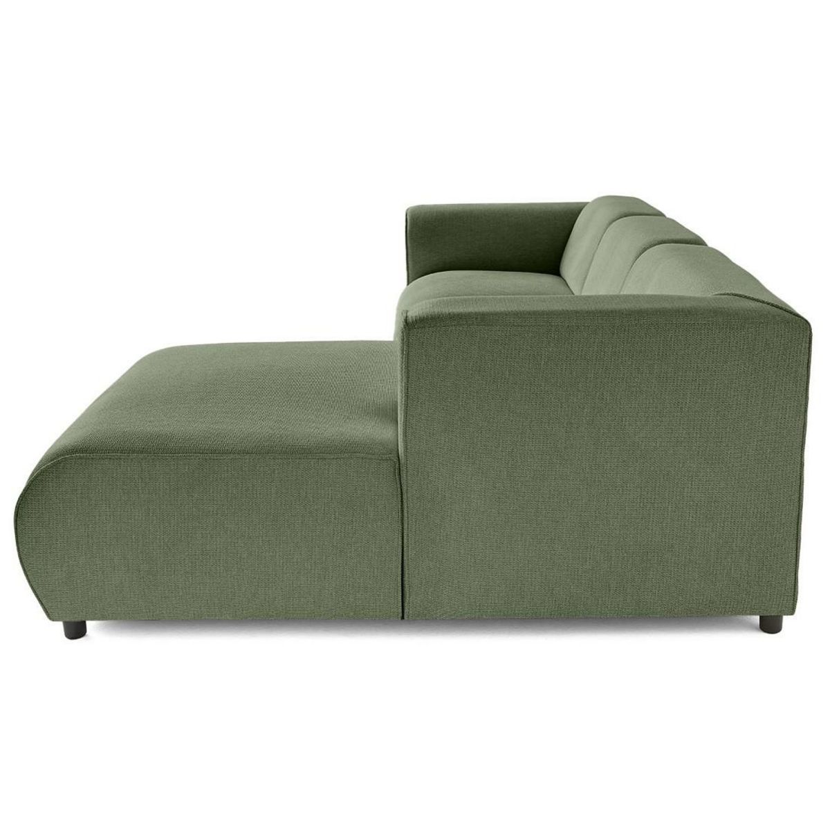 LISA DESIGN Suaro - canapé modulable d'angle droit 4 places en tissu texturé