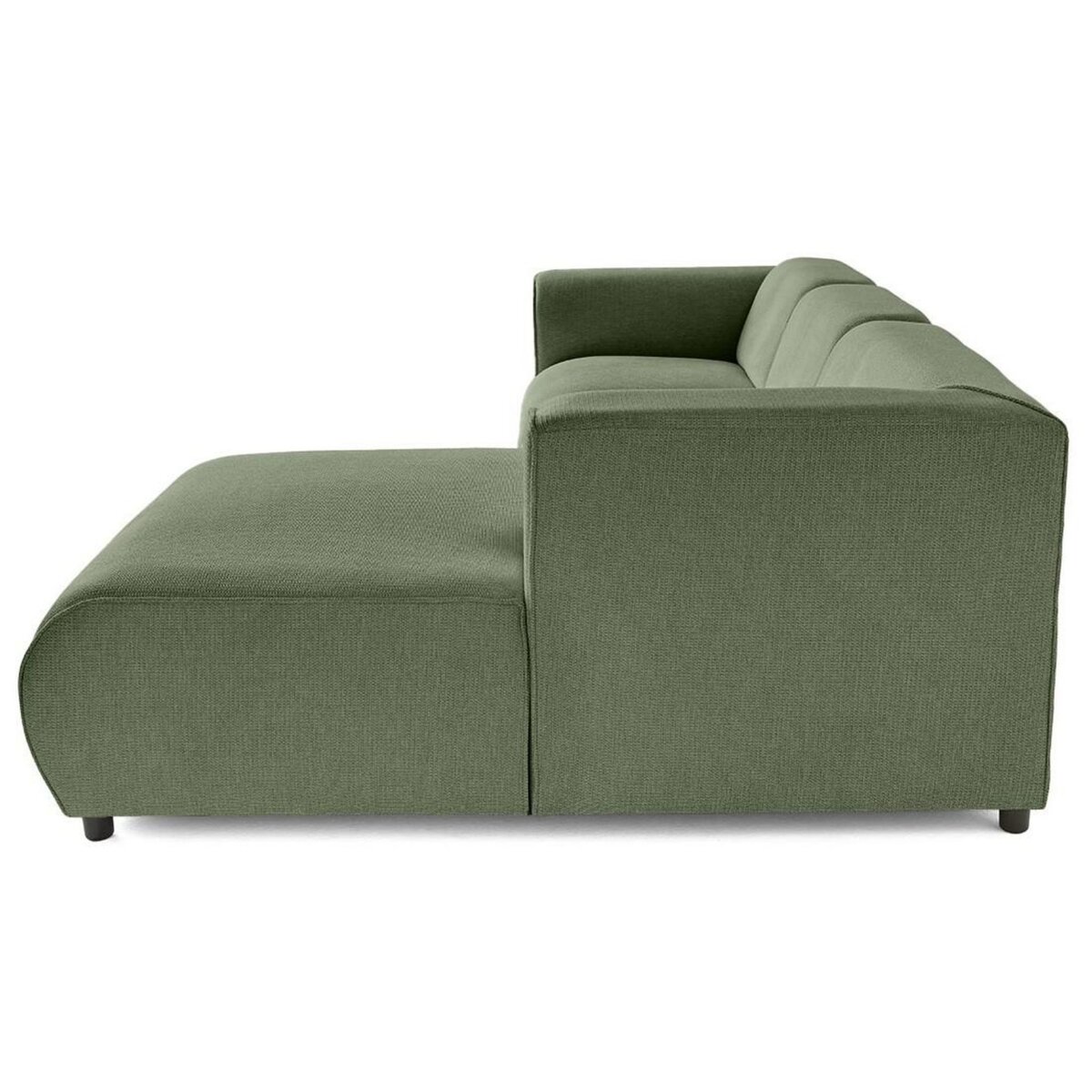 LISA DESIGN Suaro - canapé modulable d'angle droit 4 places en tissu texturé