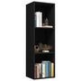 Voir la diapositive 3 : VIDAXL Bibliotheque/Meuble TV noir 36x30x114 cm bois d'ingenierie
