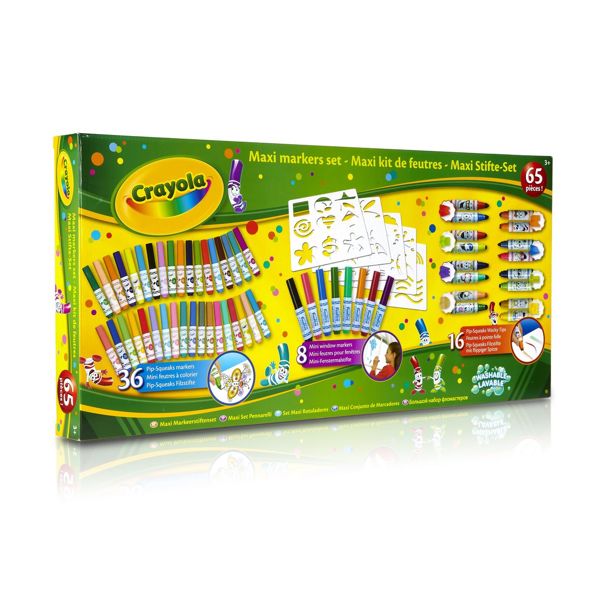 CRAYOLA Boîte de 65 feutres Crayola