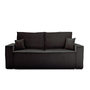 Voir la diapositive 1 : BEST MOBILIER Dellia - canapé 3 places convertible - avec coffre - en velours côtelé - style contemporain