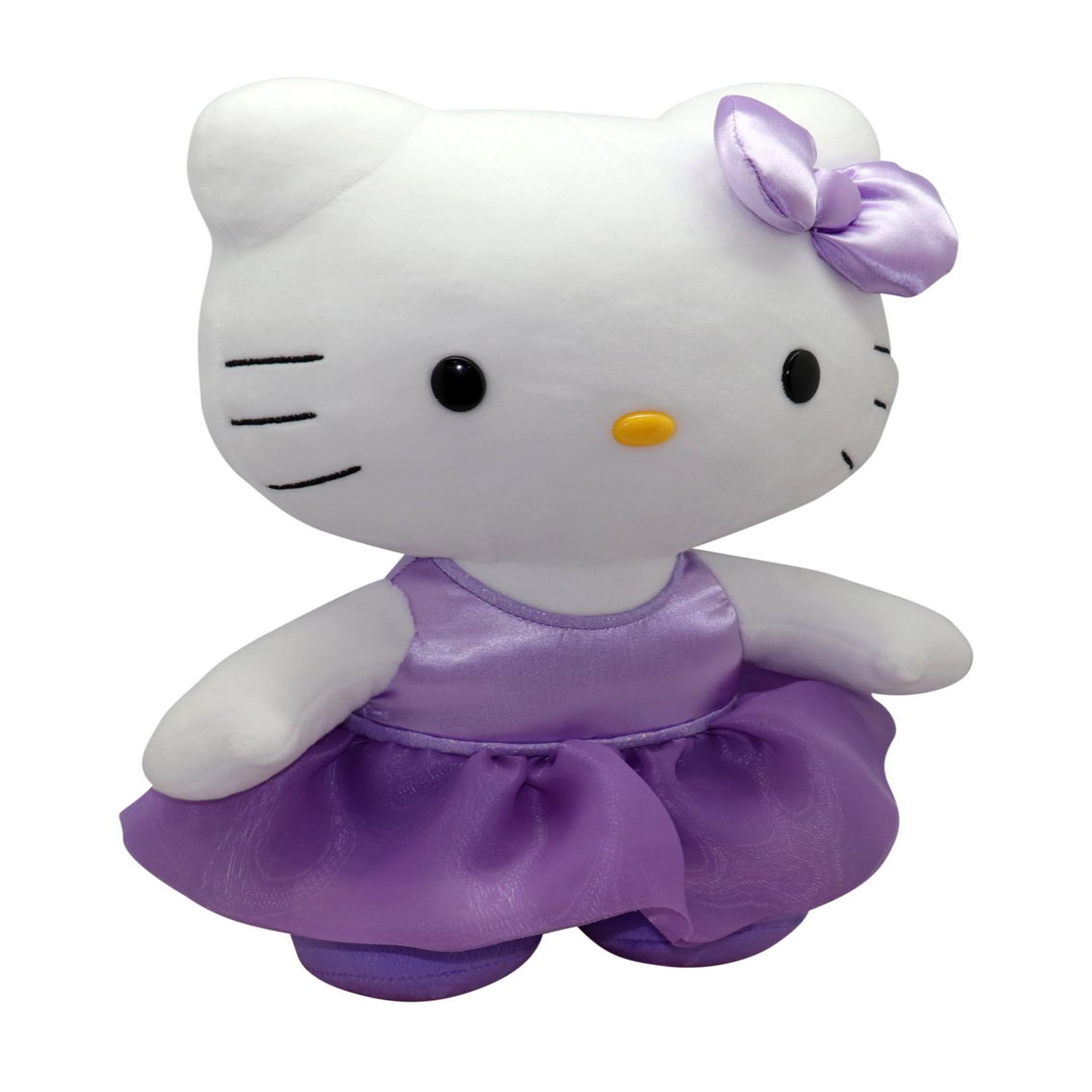 Voir la diapositive 3 : GPTOYS Peluche - GPTOYS - HELLO KITTY - HKT121 - Modele robe satin violette - 30 cm - Des 3 ans