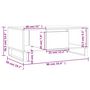 Voir la diapositive 6 : VIDAXL Table basse Gris beton 90x50x36,5 cm Bois d'ingenierie