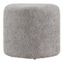 Voir la diapositive 1 : Paris Prix Pouf Tissu Bouclé  Peg  46cm Gris