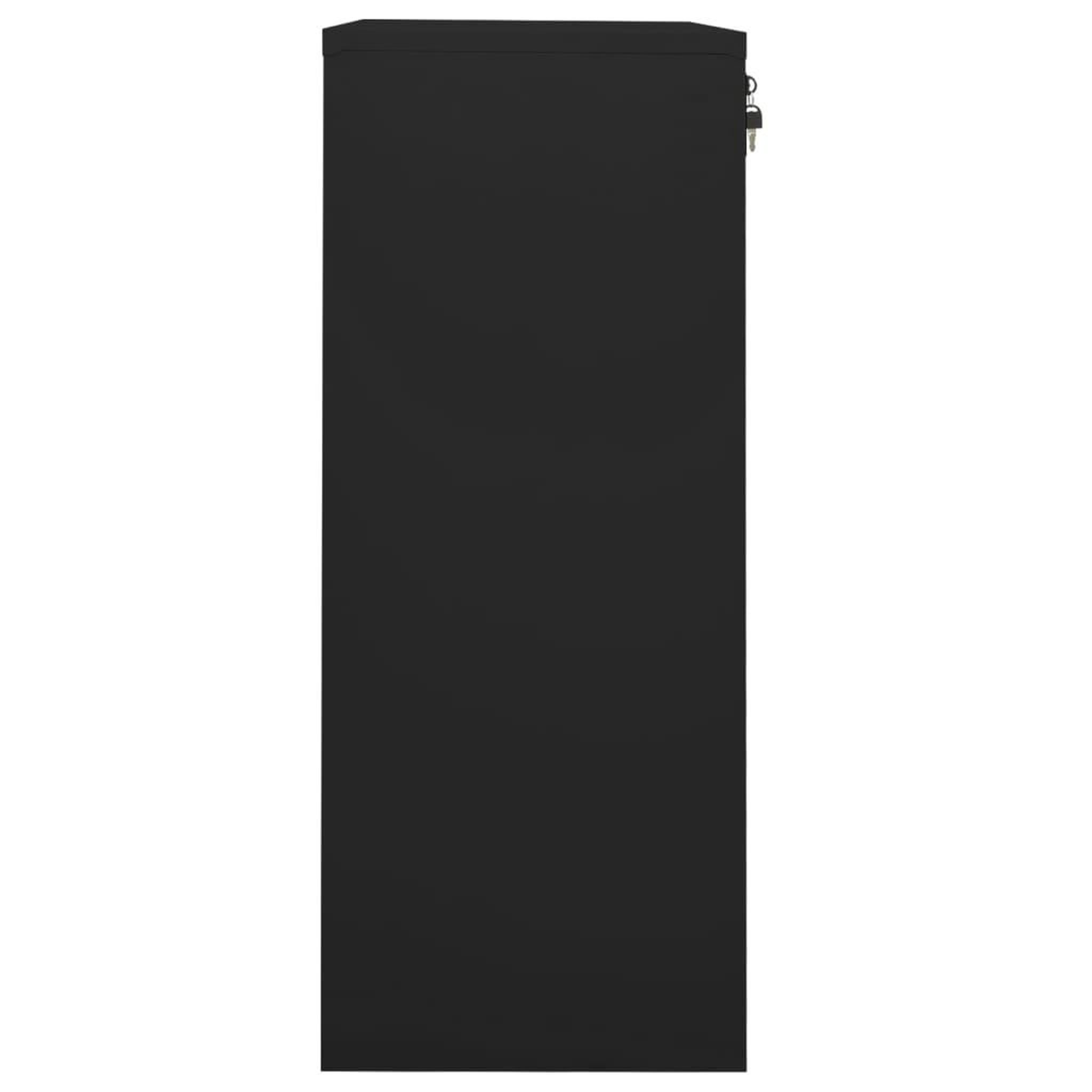 Voir la diapositive 3 : VIDAXL Armoire de bureau Noir 90x40x102 cm Acier