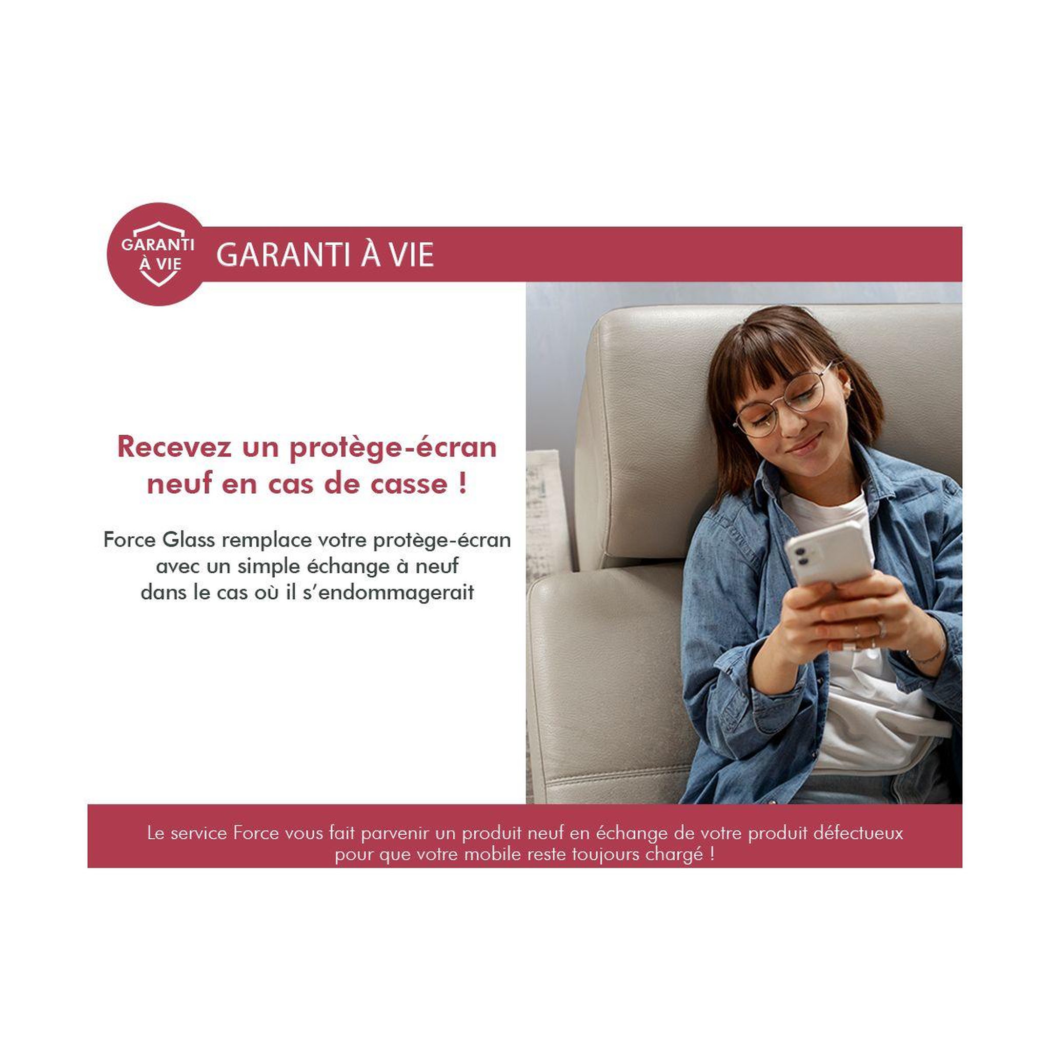 Voir la diapositive 4 : FORCE GLASS Protège écran Samsung A34 5G