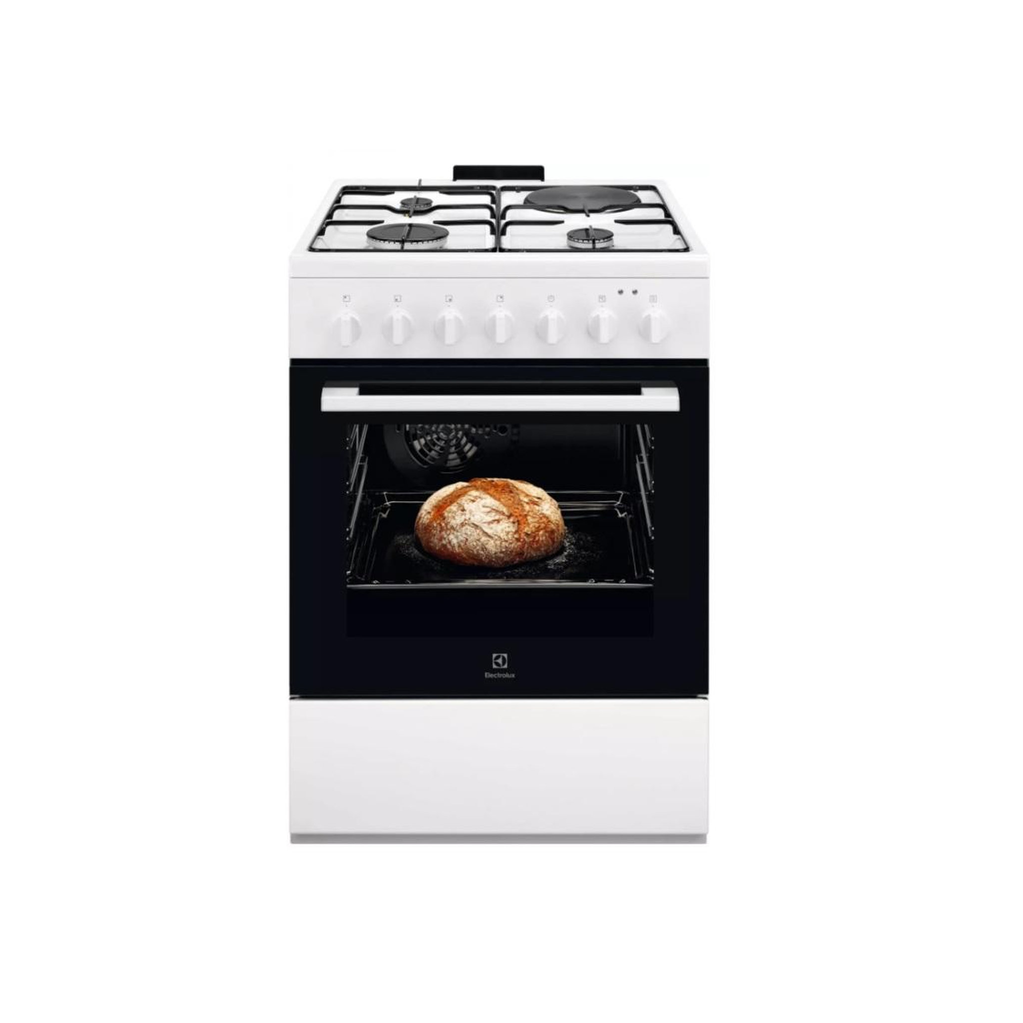 ELECTROLUX Cuisinière mixte a 57l 4 feux - lkm624022w