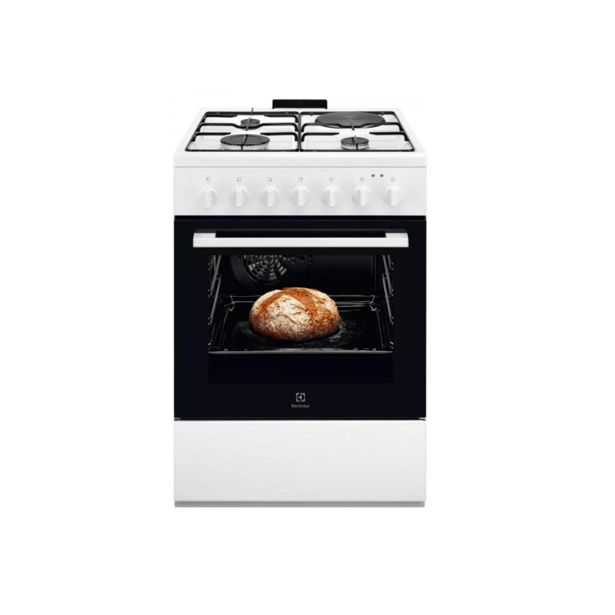 ELECTROLUX Cuisinière mixte a 57l 4 feux - LKM624022W
