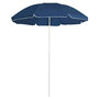 Voir la diapositive 1 : VIDAXL Parasol de jardin avec mat en acier bleu 180 cm
