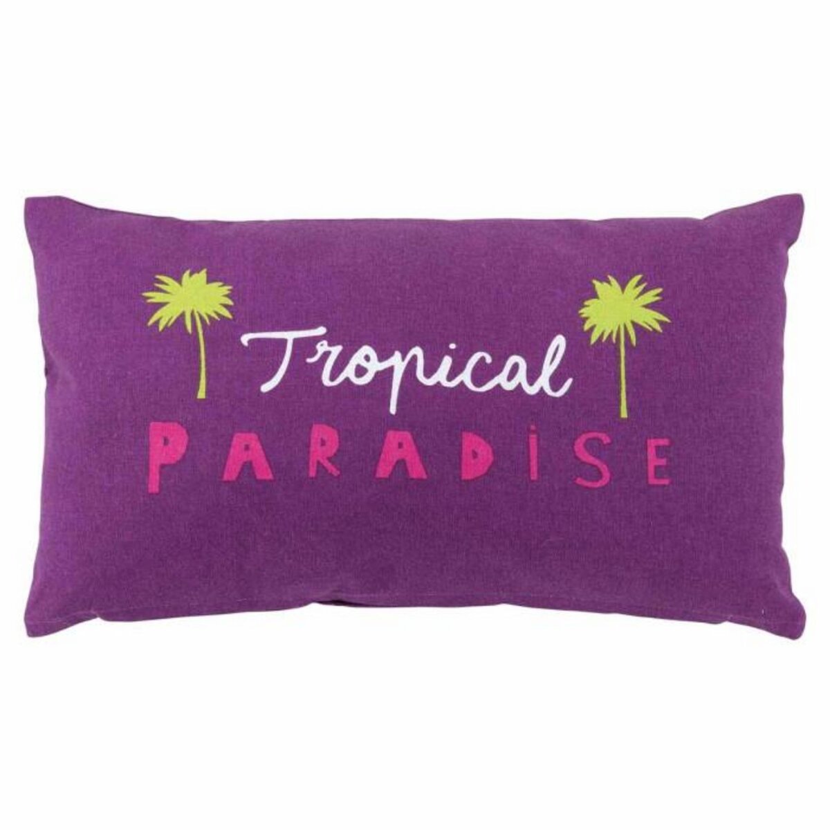Paris Prix Coussin Déco  Tropical Paradise  30x50cm Prune