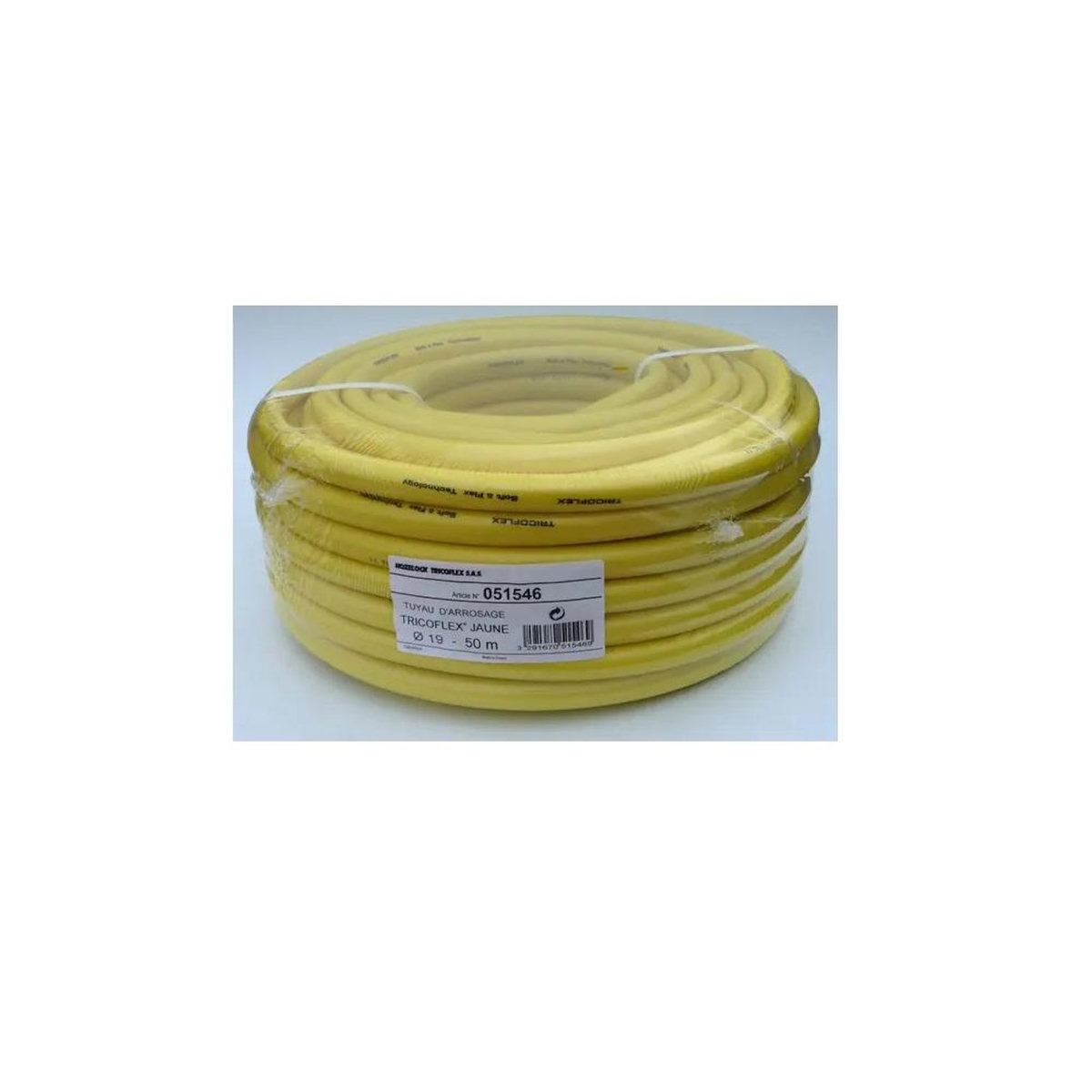TRICOFLEX Tuyau d'arrosage souple multicouche d19 mm x50m jaune - 051546