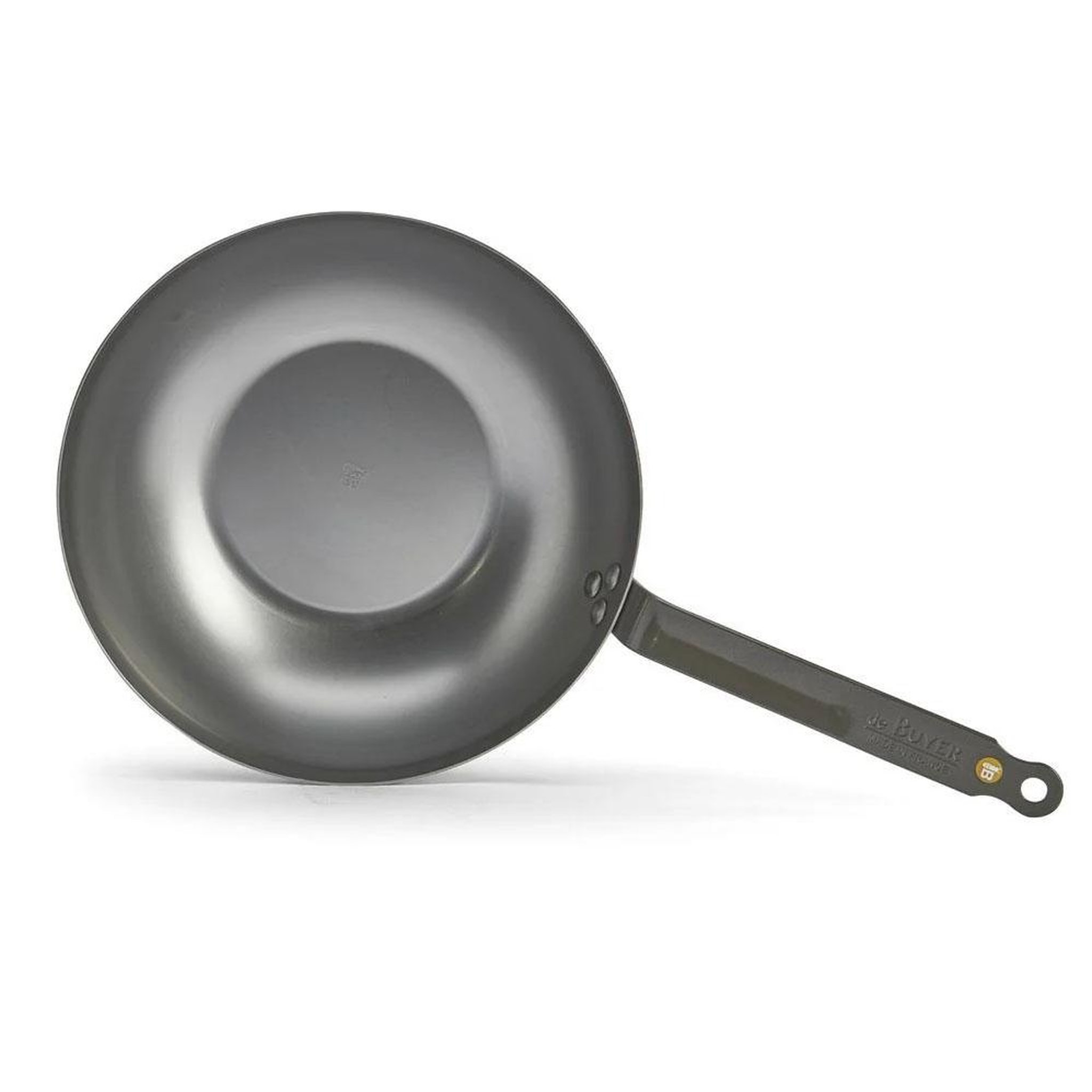 Voir la diapositive 3 : De buyer Wok bombé en acier 24cm - 5617.24