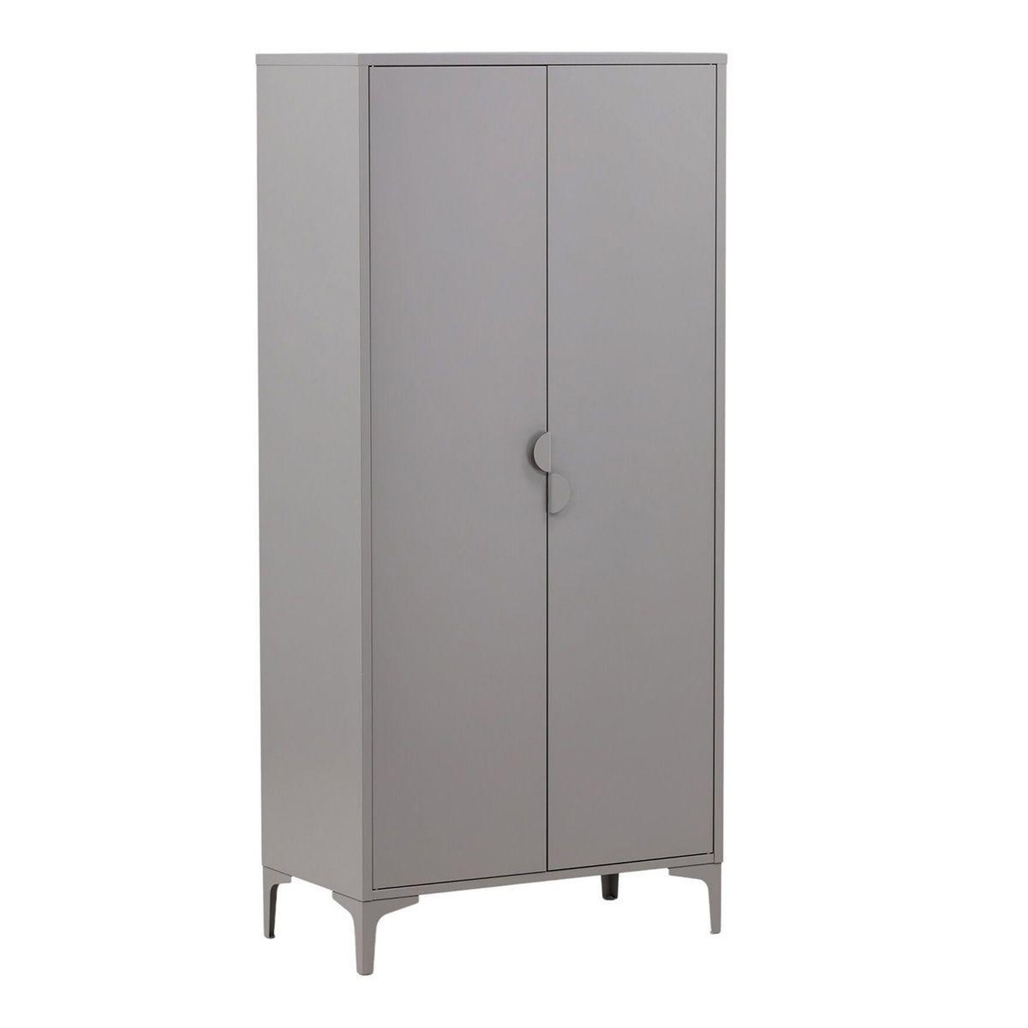 Paris Prix Armoire design 2 portes  piring  183cm gris clair