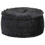 Voir la diapositive 1 : VIDAXL Pouf Rond Velours 40x20 cm Anthracite