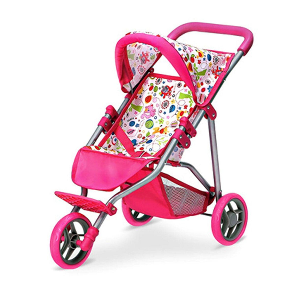 Imagin Jouet Poussette jogger à trois roues - Rose