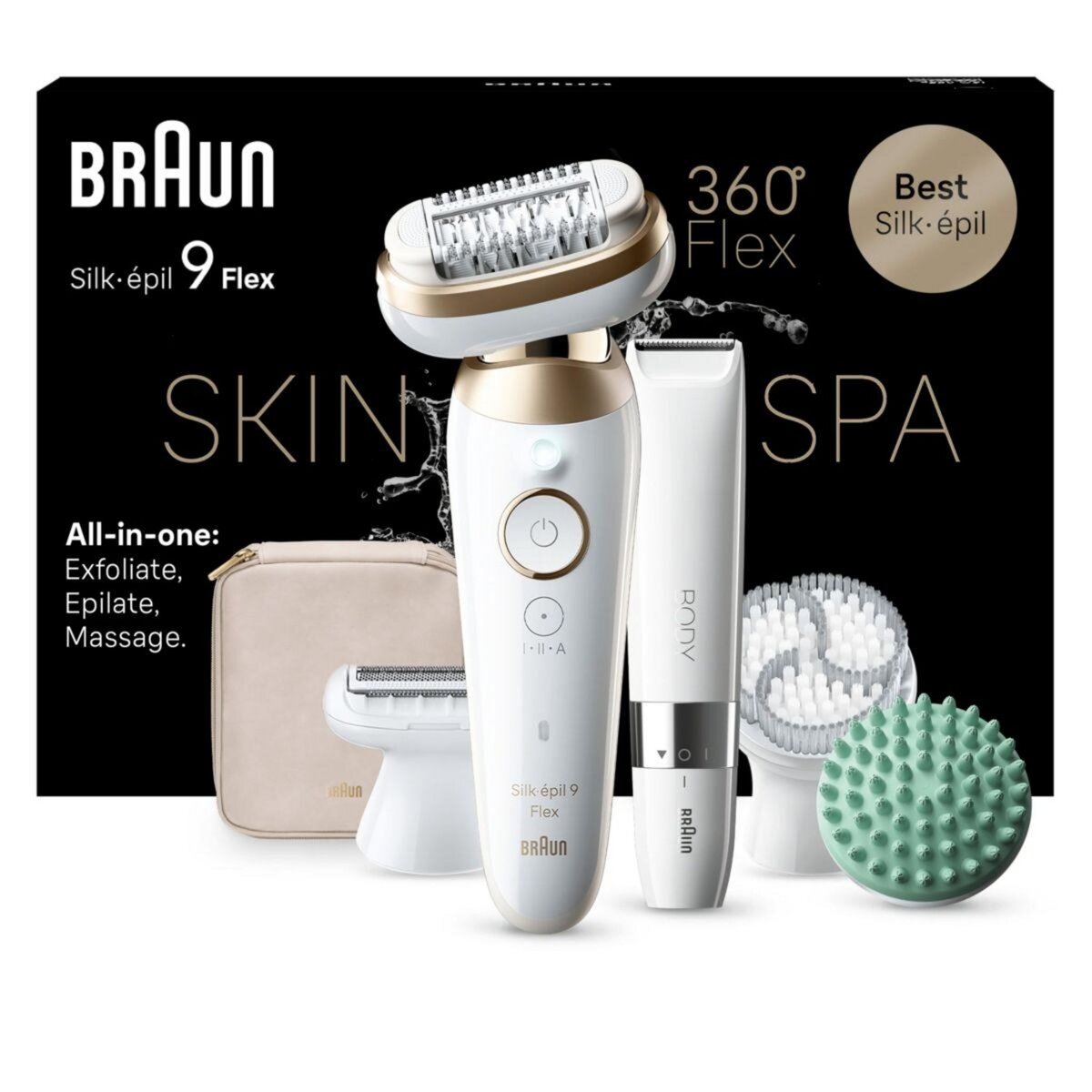 BRAUN Epilateur électrique Silk-epil 9-481 3D