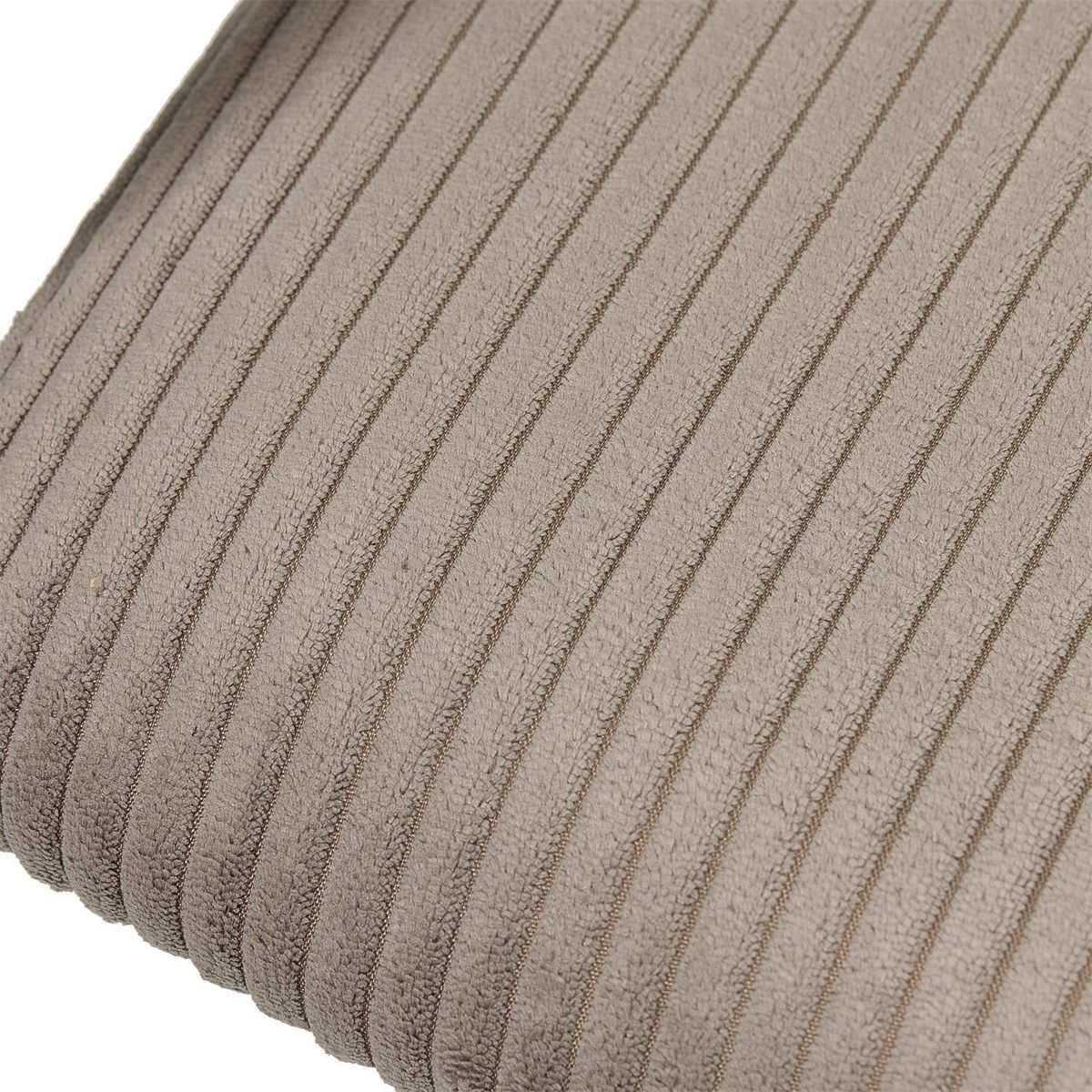 The Home Deco Factory Lot de 2 fauteuils design en tissu côtelé SCOTT