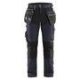 Voir la diapositive 1 : BLAKLADER Pantalon de travail artisan + stretch bleu marine noir T44 BLÅKLÄDER 159918608699C50