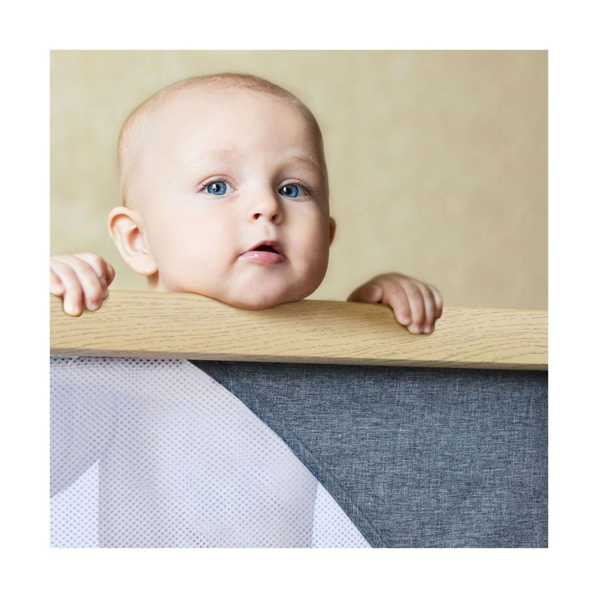 NANIA Lit pliant bébé 3 en 1 LIDO bois