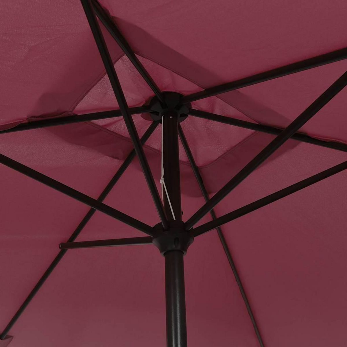 VIDAXL Parasol d'exterieur avec mat en metal 300x200 cm rouge bordeaux