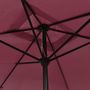 Voir la diapositive 5 : VIDAXL Parasol d'exterieur avec mat en metal 300x200 cm rouge bordeaux