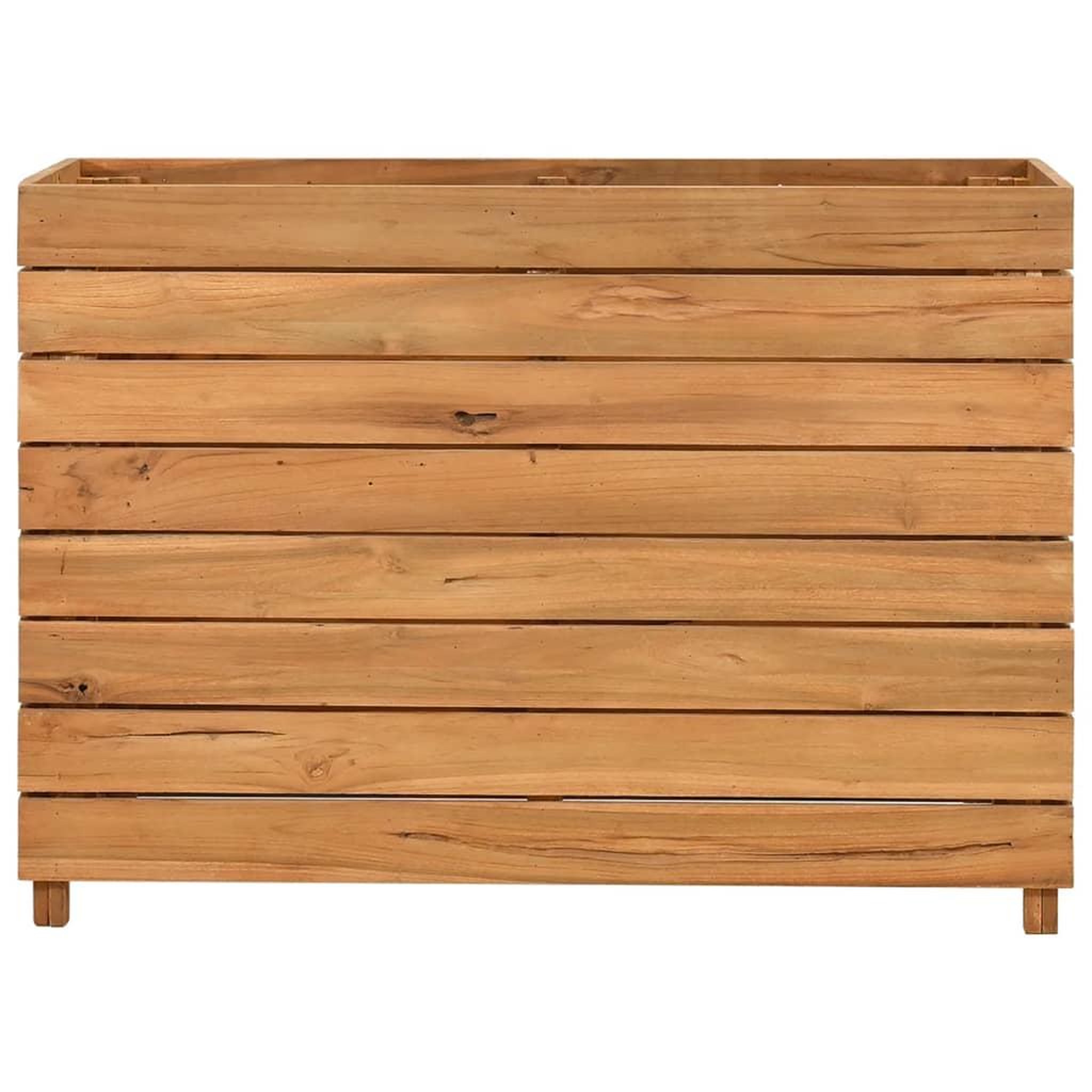 Voir la diapositive 3 : VIDAXL Lit sureleve 100x40x72 cm bois de teck recycle et acier
