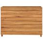 Voir la diapositive 3 : VIDAXL Lit sureleve 100x40x72 cm bois de teck recycle et acier