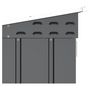Voir la diapositive 5 : DURAMAX Abri à vélos - Métal - Anthracite - 2,05m²