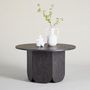 Voir la diapositive 3 : Paris Prix Table Basse Design  Tekla  80cm Noir