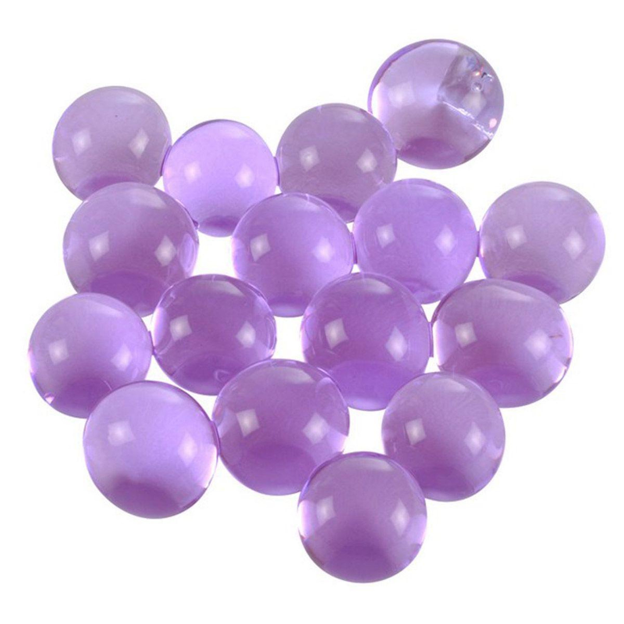 HOMEA Billes décoratives design  gel  380g violet