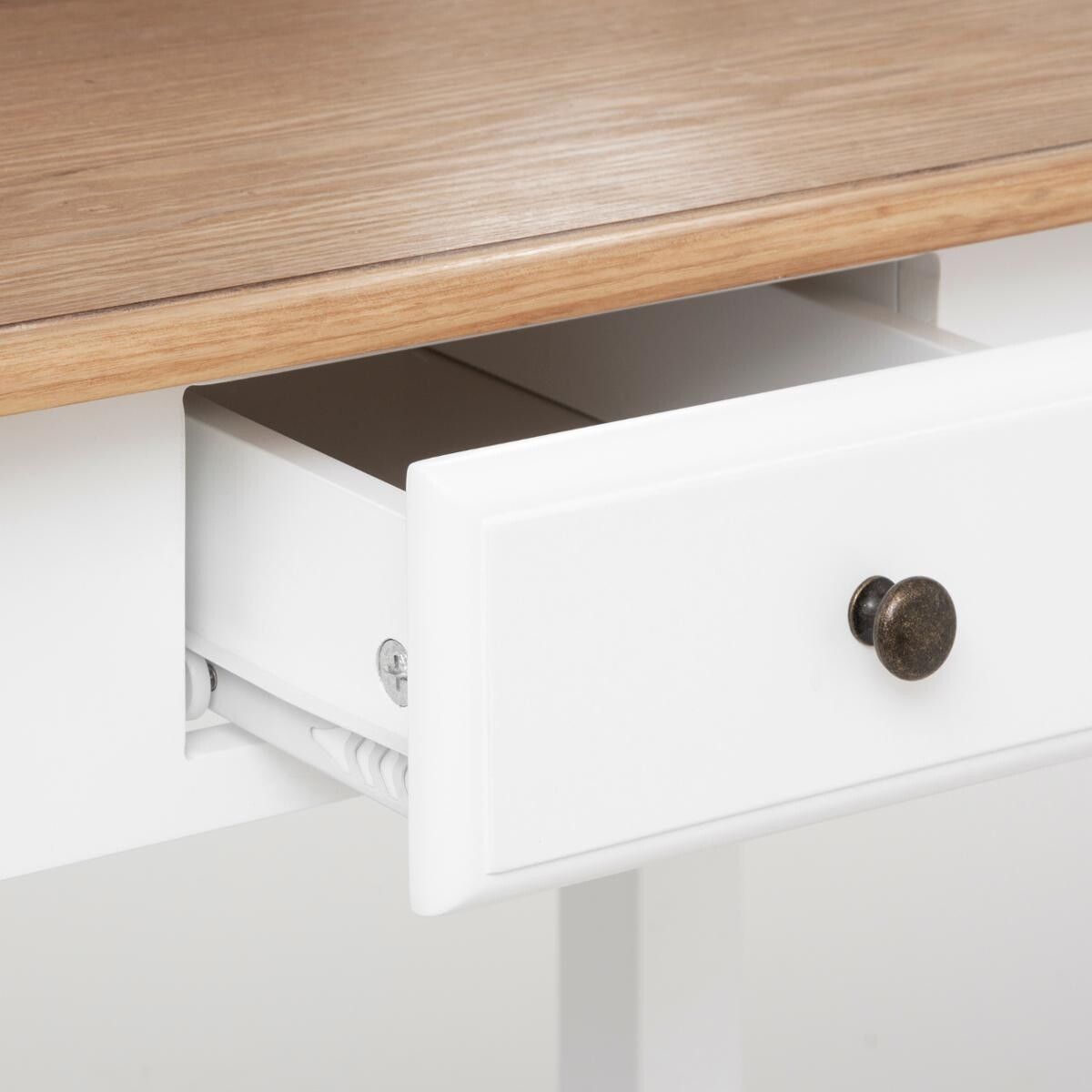 ATMOSPHERA Coiffeuse 3 tiroirs 1 miroir LISA