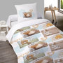 Voir la diapositive 1 : Dourev Housse de couette Flanelle 140x200 CHARMY + 1 taie