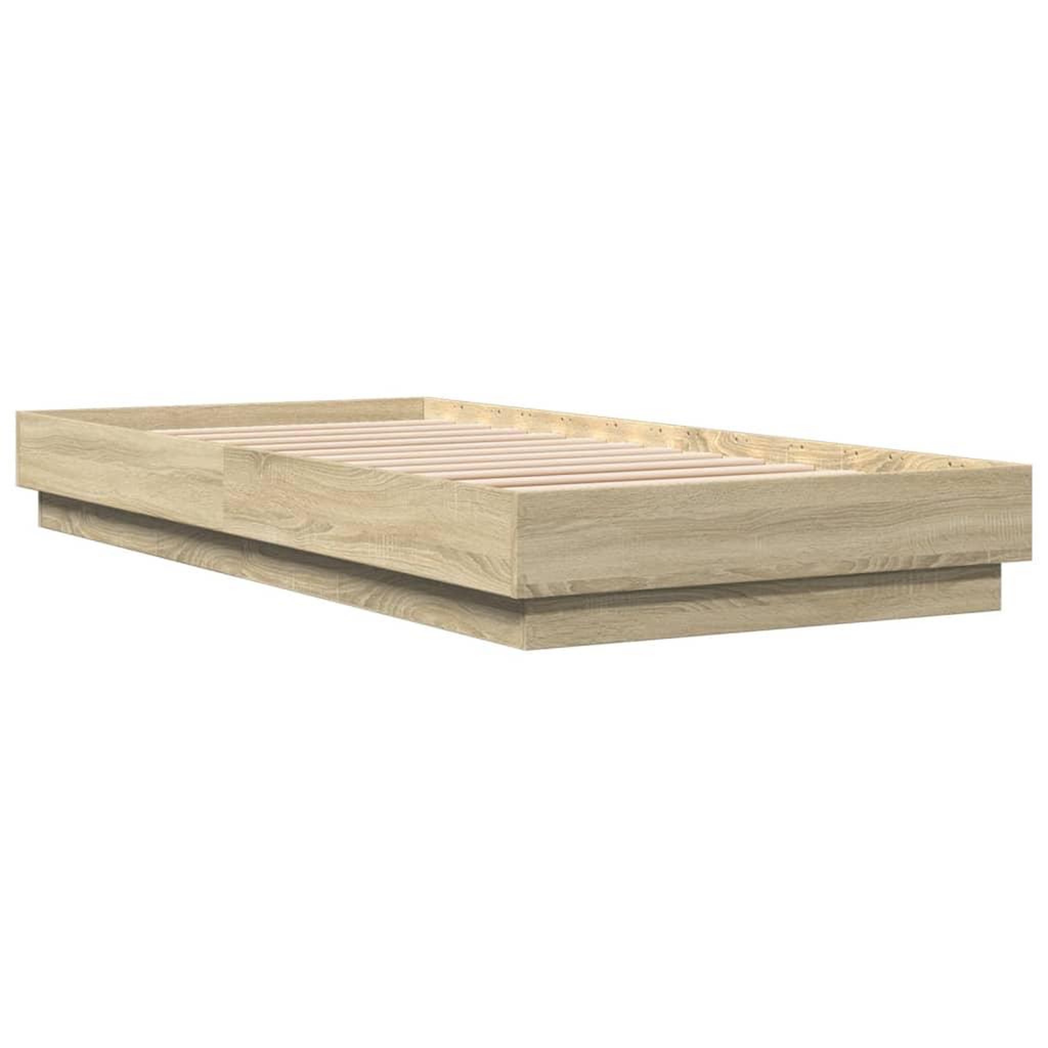 Voir la diapositive 3 : VIDAXL Cadre de lit sans matelas avec lumieres LED 90x200 cm
