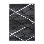 Paris Prix Tapis Rayures à Poils Courts  Vancouver I  Gris. Coloris disponibles : Gris