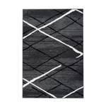 Paris Prix Tapis Rayures à Poils Courts  Vancouver I  Gris. Coloris disponibles : Gris