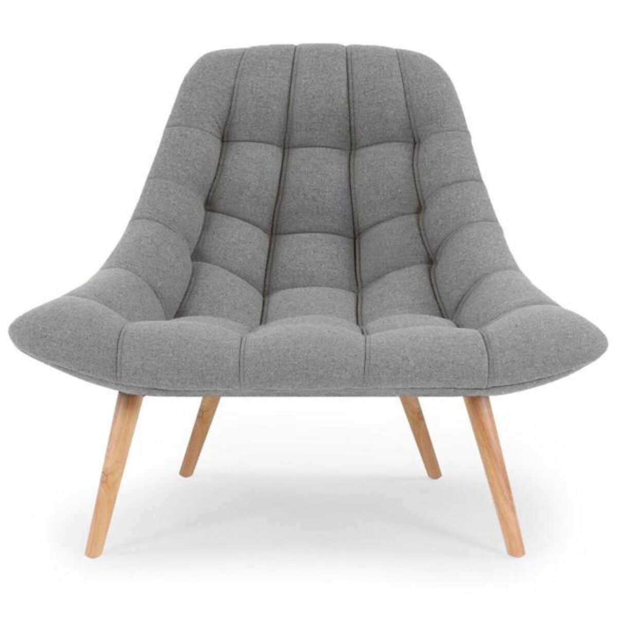 Paris Prix Lot de 2 Fauteuils Scandinaves  Johan  102cm Gris