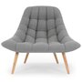 Voir la diapositive 3 : Paris Prix Lot de 2 Fauteuils Scandinaves  Johan  102cm Gris