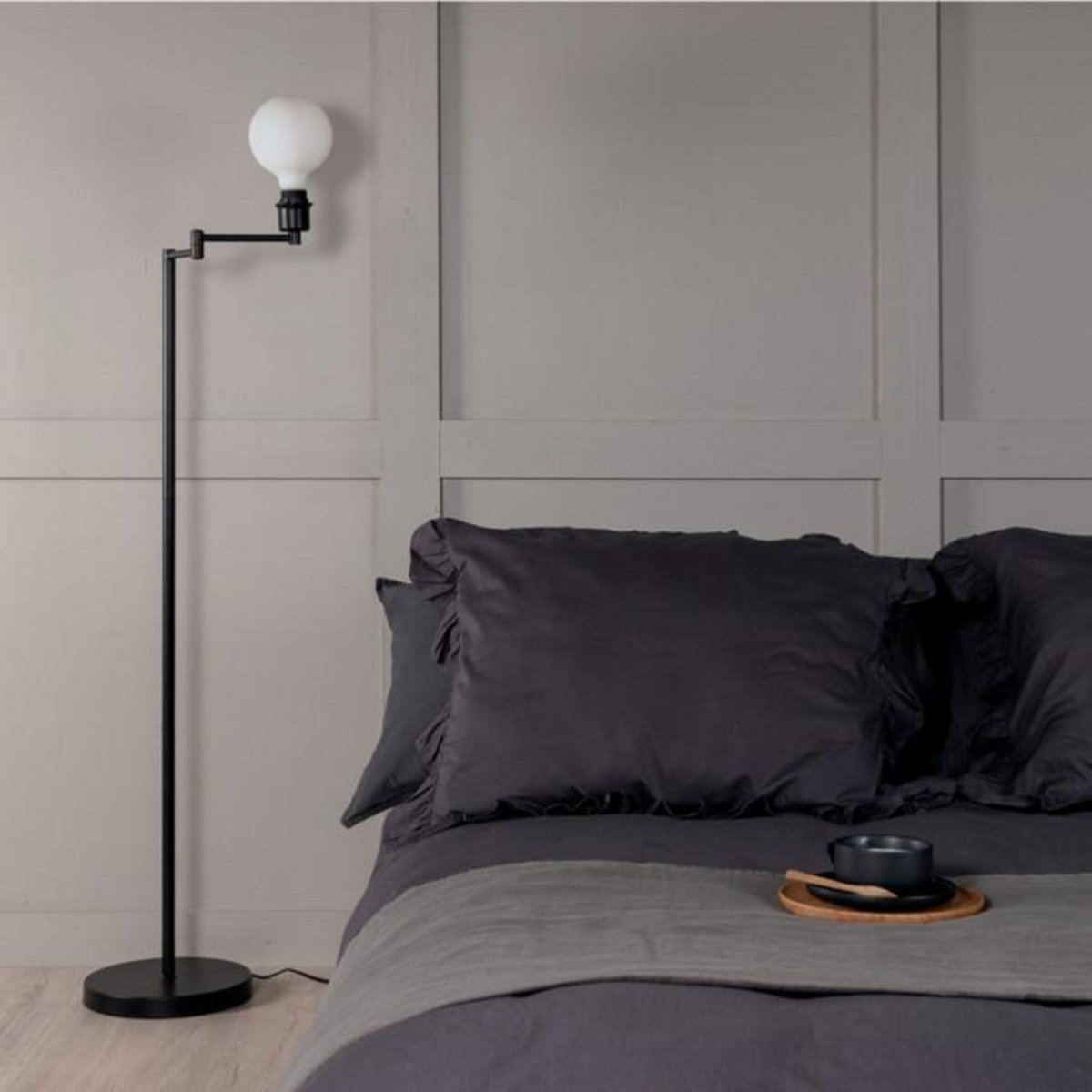 Paris Prix Lampadaire Design  Virro  126cm Noir