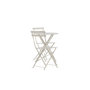 Voir la diapositive 2 : Paris Prix Ensemble Table de Jardin & 2 Chaises  Tao  71cm Beige
