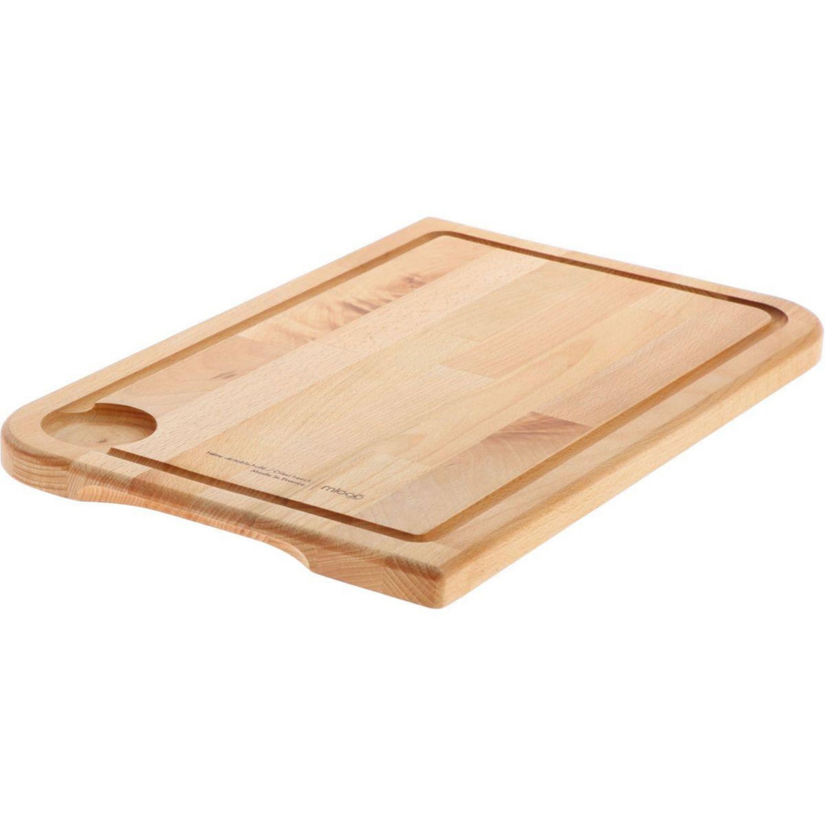 MIOGO Planche à découper hêtre véritable XXL