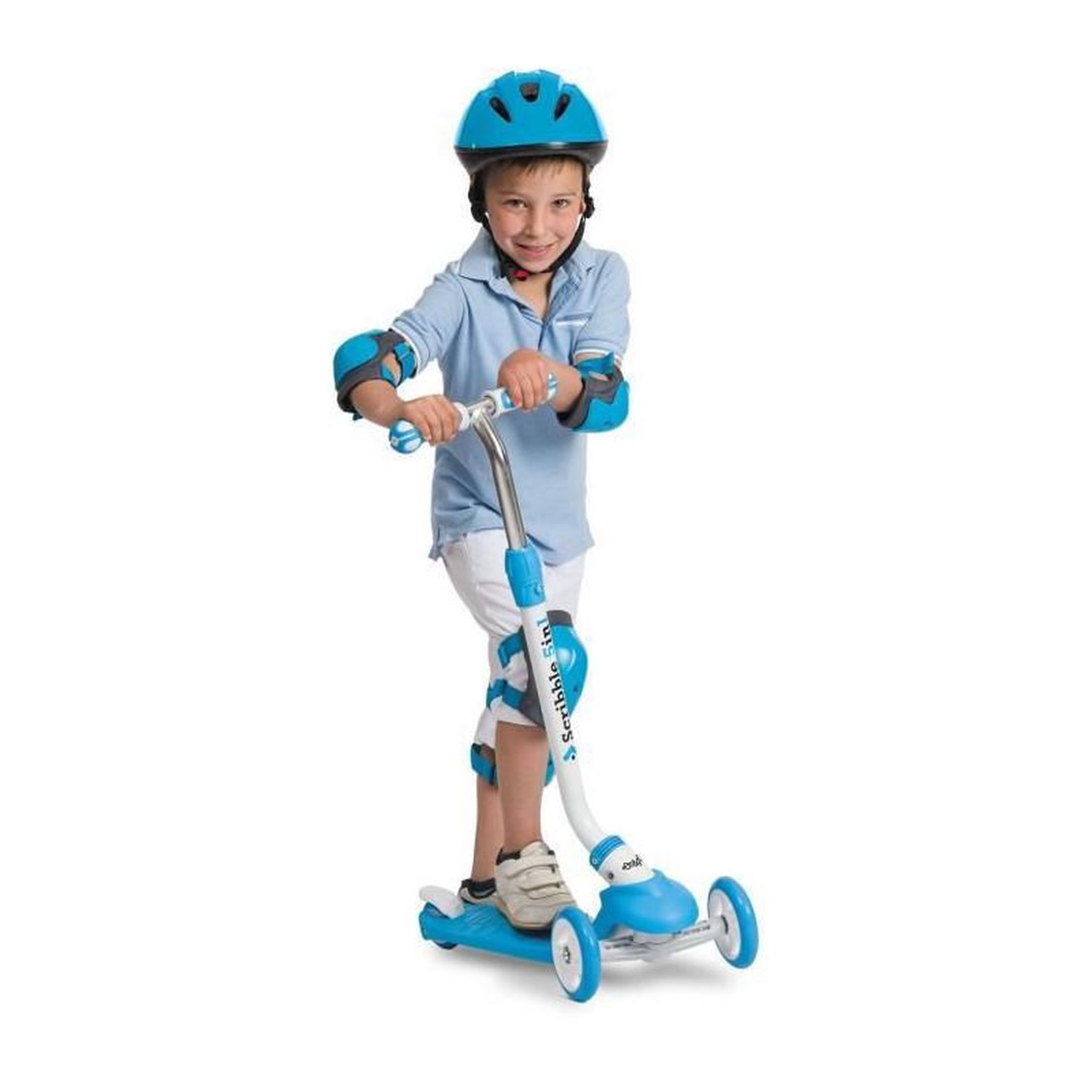 Voir la diapositive 4 : La Trotteuse Trottinette Mondo On and Go Scribble 5 en 1