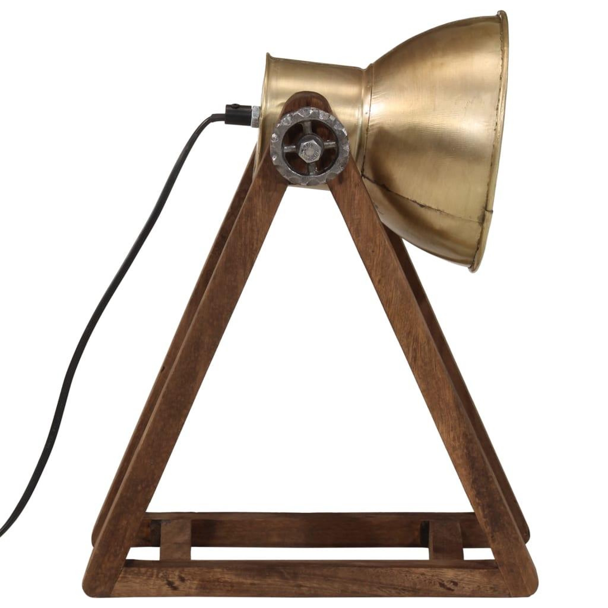 Voir la diapositive 4 : VIDAXL Lampe de bureau 25 W laiton antique 30x17x40 cm E27
