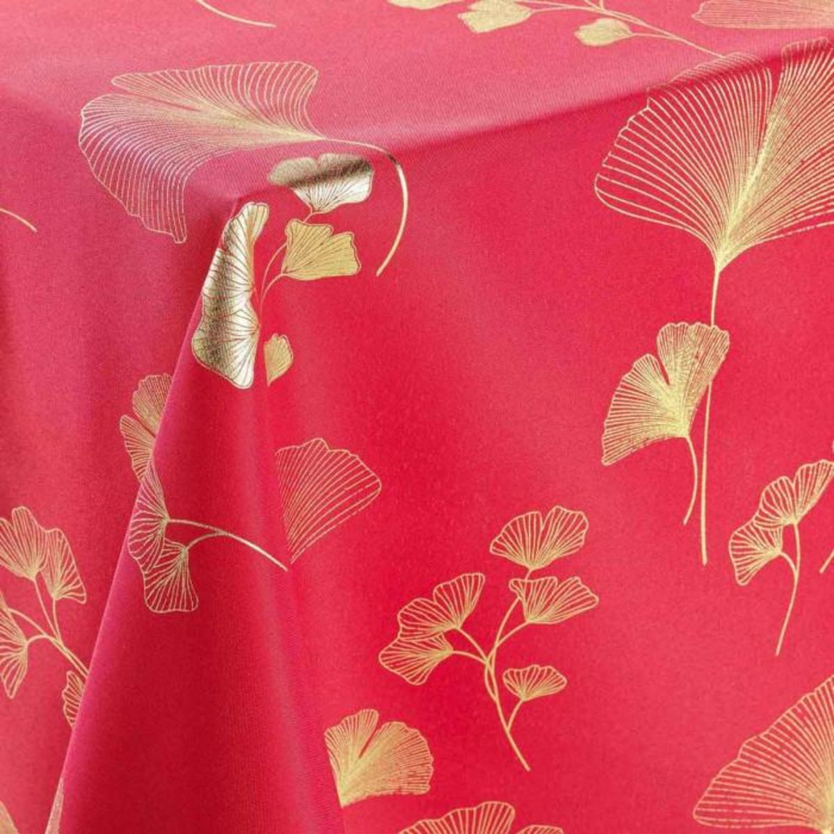 Paris Prix Nappe Imprimée  Bloomy  150x240cm Rouge