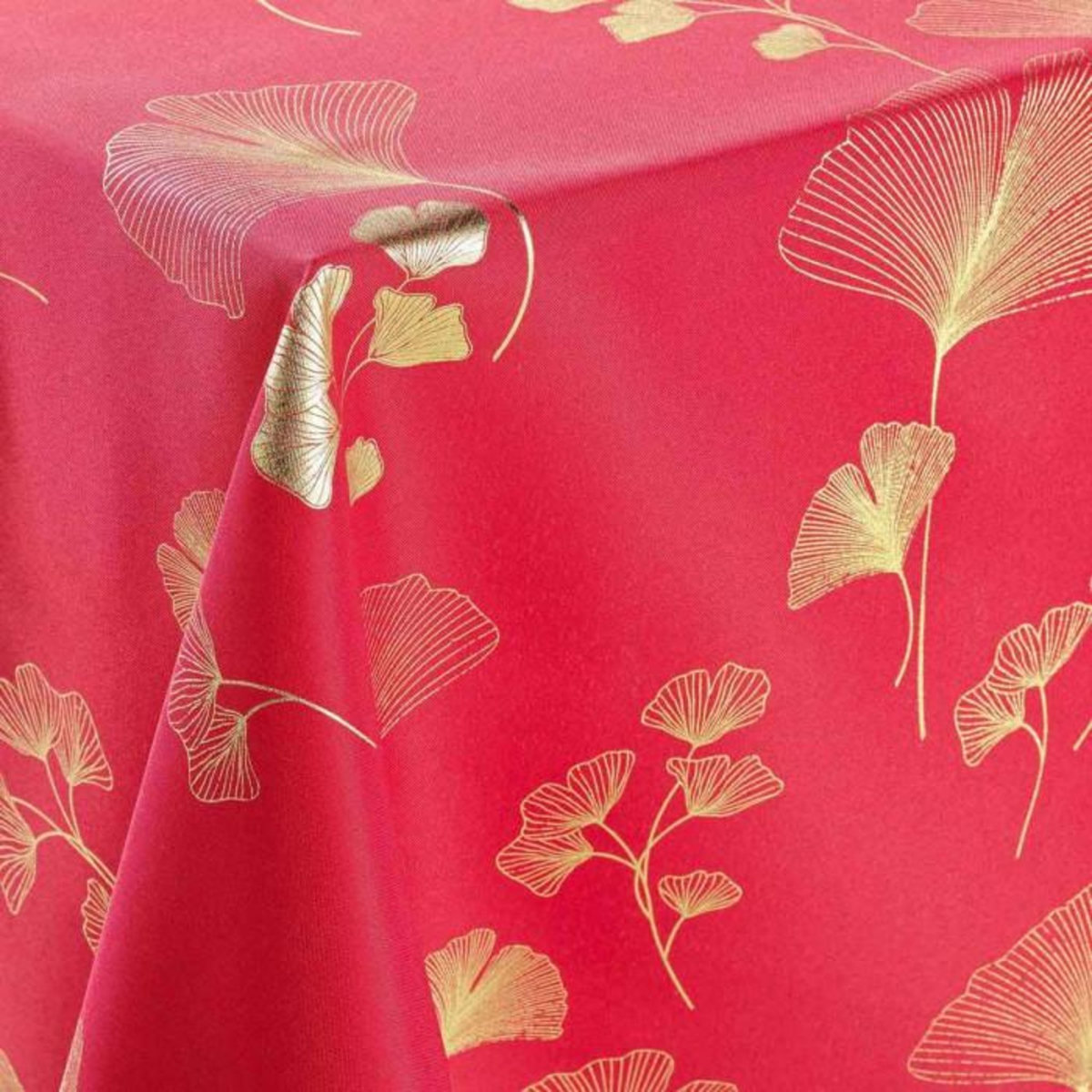 Paris Prix Nappe Imprimée  Bloomy  150x240cm Rouge