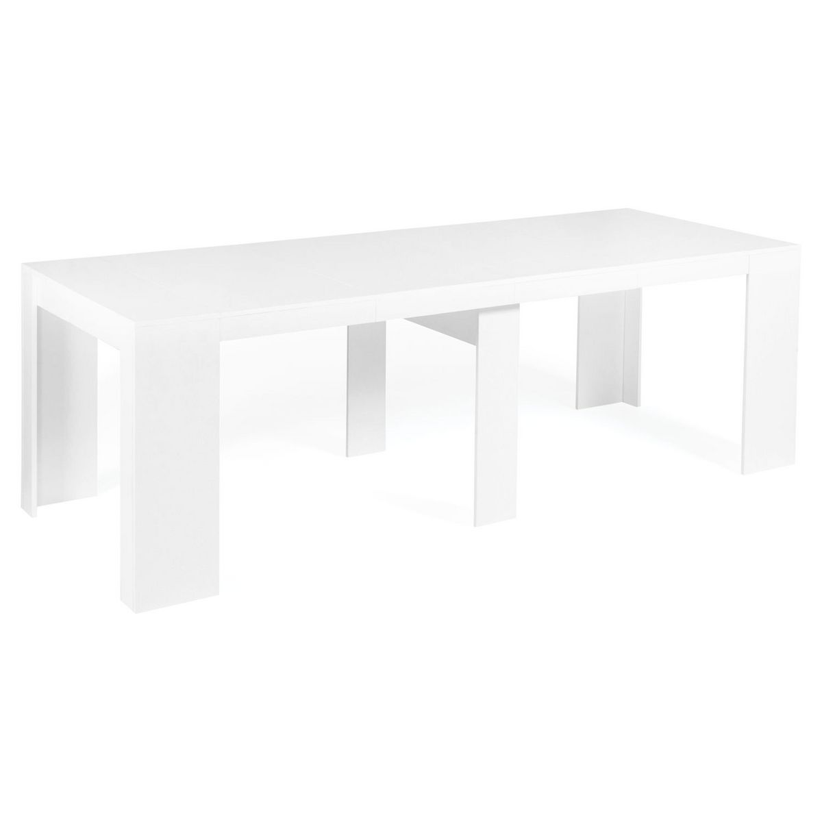 Table console extensible avec rallonges  45/235 cm ELORA  