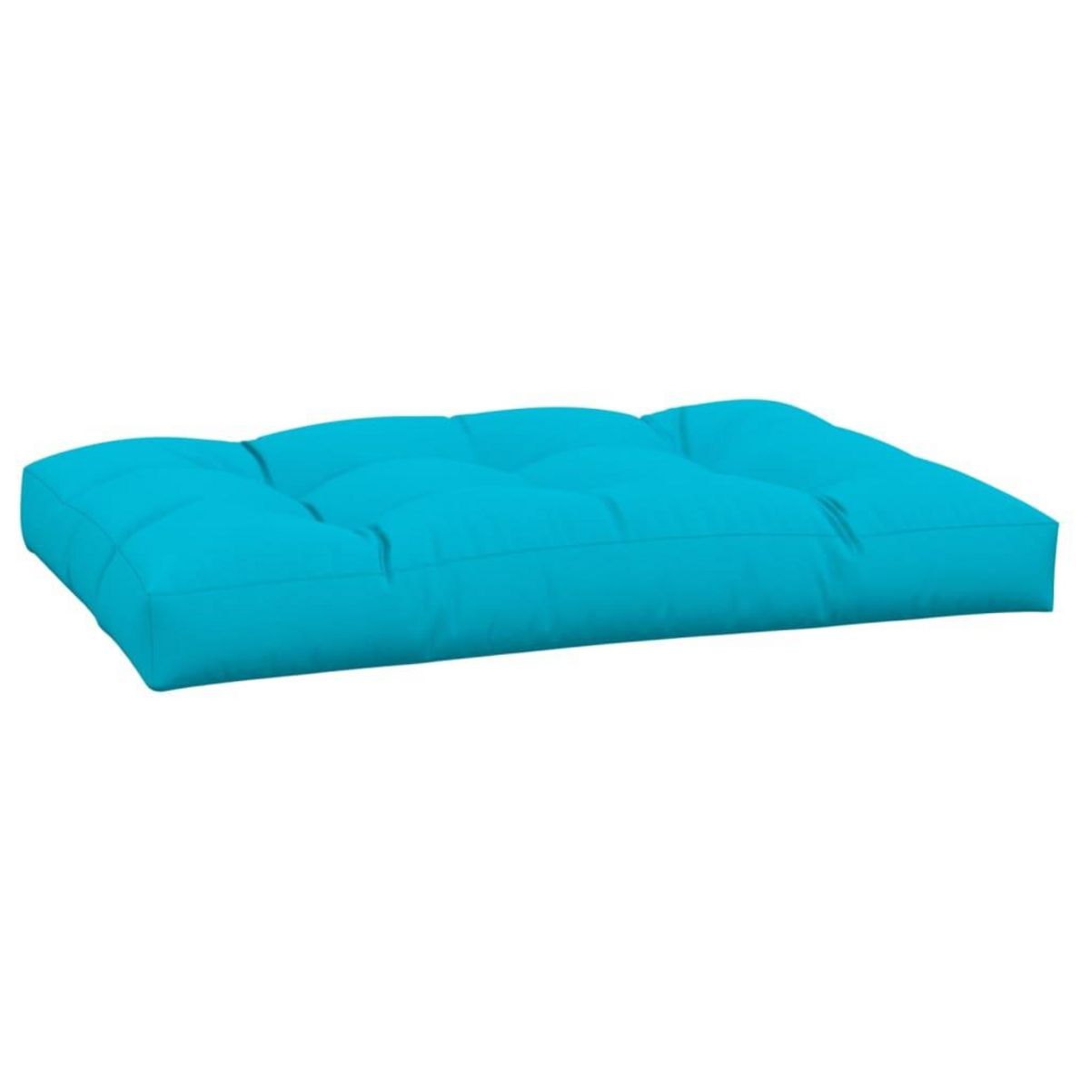 VIDAXL Coussin de palette turquoise 120x80x12 cm tissu