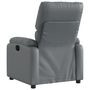 Voir la diapositive 5 : VIDAXL Fauteuil inclinable Gris Similicuir
